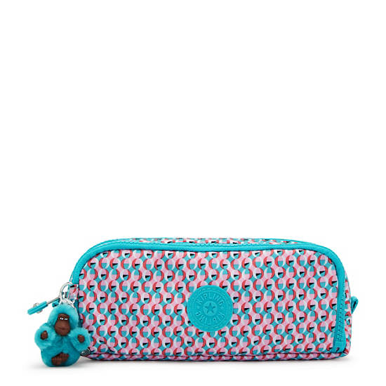 Kipling Gitroy Klassieke Printed Pencil Case Tassen Roze | België 1315OK